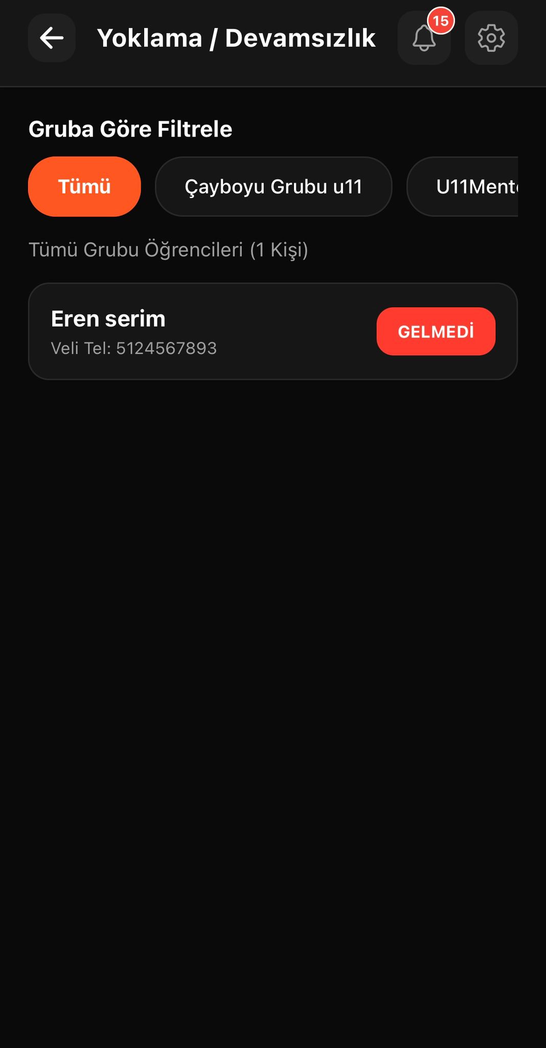 Uygulama Ekranı 2
